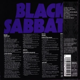 Black Sabbath : Master of Reality : Back cover w/Obi